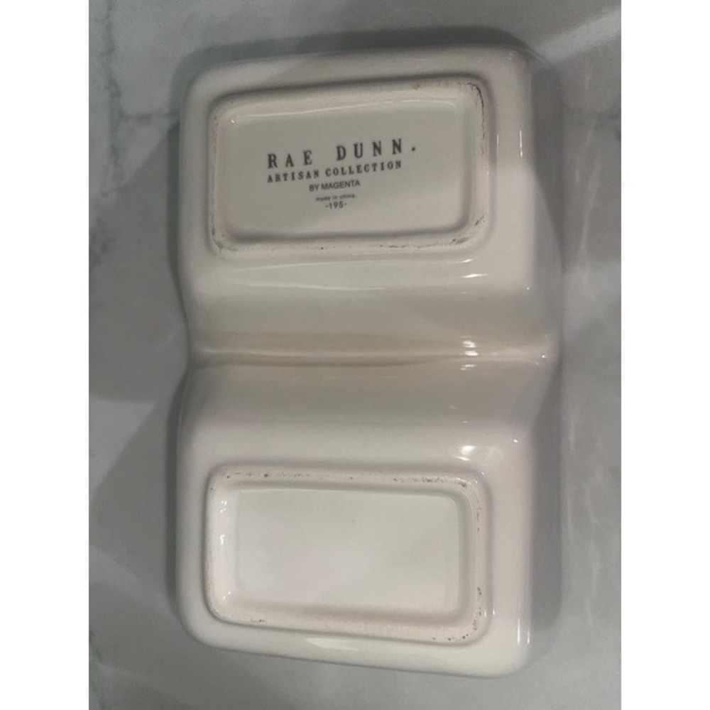 Rae Dunn Stash & Keep Divided Dish Tray Catch-all - Picture 5 of 5